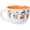 Silver Buffalo Peanuts Halloween Characters 24oz Ceramic Soup Mug
