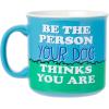 Silver Buffalo Peanuts Snoopy and Woodstock Get Cozy Ceramic Camper Mug, 20 Ounces(Peanuts Be the Person Your Dog Thinks You Are)