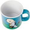 Silver Buffalo Peanuts Snoopy and Woodstock Get Cozy Ceramic Camper Mug, 20 Ounces(Peanuts Be the Person Your Dog Thinks You Are)