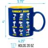 Silver Buffalo Peanuts Snoopy and Woodstock Get Cozy Ceramic Camper Mug, 20 Ounces(Peanuts Snoopy Moods)