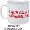 Silver Buffalo Peanuts Snoopy and Woodstock Get Cozy Ceramic Camper Mug, 20 Ounces(Peanuts Snoopy’s Holiday Treats)