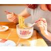 Silver Buffalo Pokemon Pokeball Ceramic Ramen Noodle Bowl with Chopsticks, Microwave Safe, 20 Ounces(Nissin Cup Noodles Spoon)