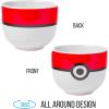 Silver Buffalo Pokemon Pokeball Ceramic Ramen Noodle Bowl with Chopsticks, Microwave Safe, 20 Ounces(Pokemon Pokeball)