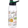 Silver Buffalo Pokémon Skate Graffiti Electrifying Pikachu Water Bottle with Screw-On Lid, 28 Ounces(Friends Iconic Doodles)