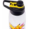 Silver Buffalo Pokémon Skate Graffiti Electrifying Pikachu Water Bottle with Screw-On Lid, 28 Ounces(Pokemon Electrifying Pikachu)