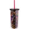 Silver Buffalo Disney Lilo and Stitch Tropical Pattern Plastic Tall Cold Cup with Lid and Straw, 20 Ounces(Five Nights at Freddy’s)
