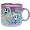 Silver Buffalo Disney Nightmare Before Christmas Jack Skellington Mystic Opulence Reactive Glaze Ceramic Camper Mug, 20 Ounces(Nightmare Before Christmas Mystic Opulence)