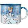 Silver Buffalo Disney Princess Cinderella Reactive Glaze Ceramic Camper Mug, 20 Ounces(Cinderella)