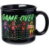 Silver Buffalo Five Nights At Freddy’s Special Delivery Group Line Up Game Over 20oz Ceramic Camper Mug(Black/Multi)