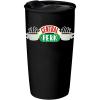 Silver Buffalo Friends Central Perk Smelly Cat Large Ceramic Camper-Style Coffee Mug for Cappuccino, Latte, Hot Cocoa or Hot Tea, 20 Ounces(10oz Central Perk Travel Mug)