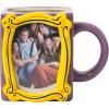 Silver Buffalo Friends Central Perk Smelly Cat Large Ceramic Camper-Style Coffee Mug for Cappuccino, Latte, Hot Cocoa or Hot Tea, 20 Ounces(20oz Friends Frame)