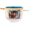 Silver Buffalo Harry Potter Icons Ceramic Ramen Noodle Rice Bowl with Chopsticks, Microwave Safe, 20 Ounces(Harry Potter Anime)
