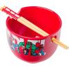 Silver Buffalo Harry Potter Icons Ceramic Ramen Noodle Rice Bowl with Chopsticks, Microwave Safe, 20 Ounces(Marvel Comics Retro Characters)