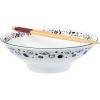 Silver Buffalo Harry Potter Icons Ceramic Ramen Noodle Rice Bowl with Chopsticks, Microwave Safe, 20 Ounces(Star Wars Japanese Art (Big))