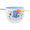 Silver Buffalo Pokemon Pokeball Ceramic Ramen Noodle Bowl with Chopsticks, Microwave Safe, 20 Ounces(Care Bears Ramen and Sushi)