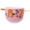 Silver Buffalo Pokemon Pokeball Ceramic Ramen Noodle Bowl with Chopsticks, Microwave Safe, 20 Ounces(Care Bears Trick or Sweet Bear)