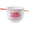 Silver Buffalo Pokemon Pokeball Ceramic Ramen Noodle Bowl with Chopsticks, Microwave Safe, 20 Ounces(Cup Noodles Logo)