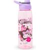 Silver Buffalo Pokémon Skate Graffiti Electrifying Pikachu Water Bottle with Screw-On Lid, 28 Ounces(Sanrio Kuromi)