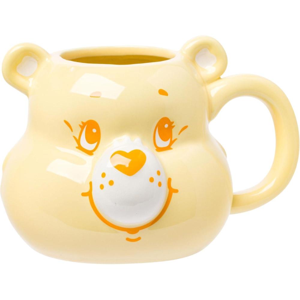 imageSilver Buffalo Care Bears Funshine Bear Ceramic 3D Sculpted Mug 20 Ounces