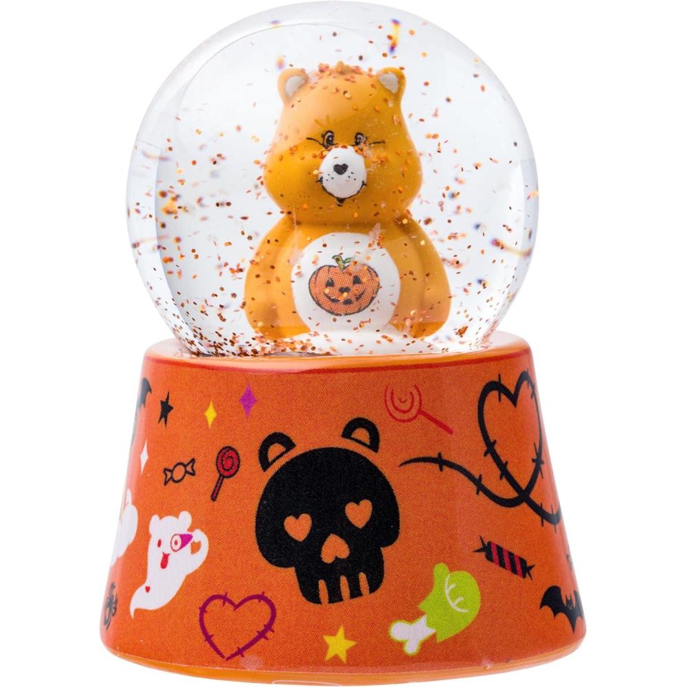 imageSilver Buffalo Care Bears Halloween Boxed Light Up Snow Globe Featuring Trick or Sweet Bear 45mm
