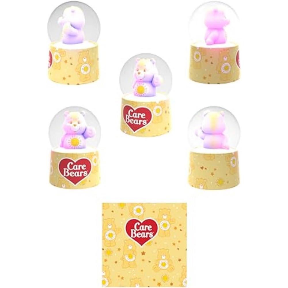 imageSilver Buffalo Care Bears Light Up Snow Globe Featuring Funshine Bear 45mmPink