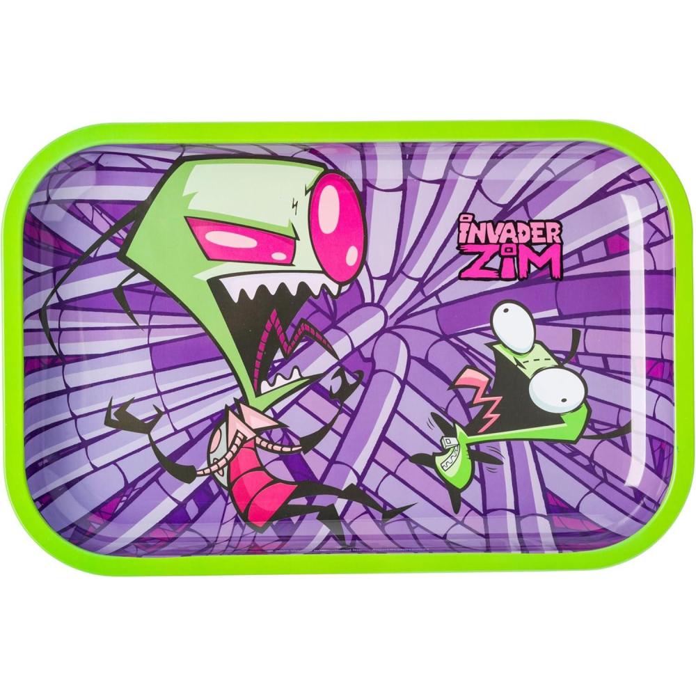 imageSilver Buffalo Chucky Wanna Play 113quot x 74quot Tin TrayInvader Zim