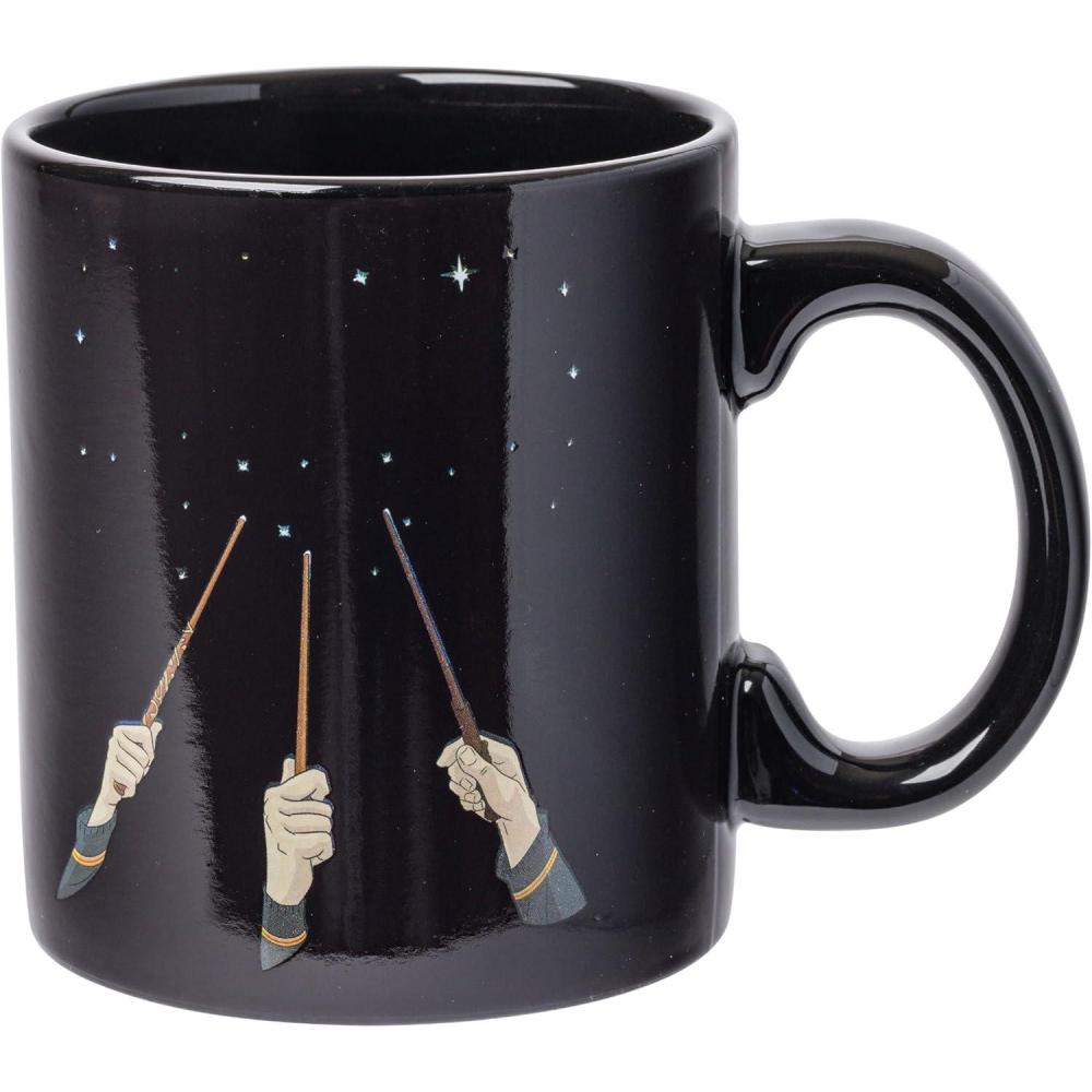 imageSilver Buffalo Disney Alice in Wonderland Cheshire Cat Curiouser and Curiouser Heat Reveal Ceramic Mug 20 OuncesHarry Potter Wand