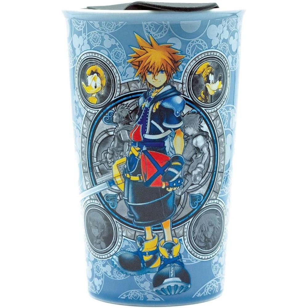 imageSilver Buffalo Disney Kingdom Hearts Mickey and Sora 3D Sculpted Ceramic Mug 20Ounces10oz Kingdom Hearts Hero Portraits