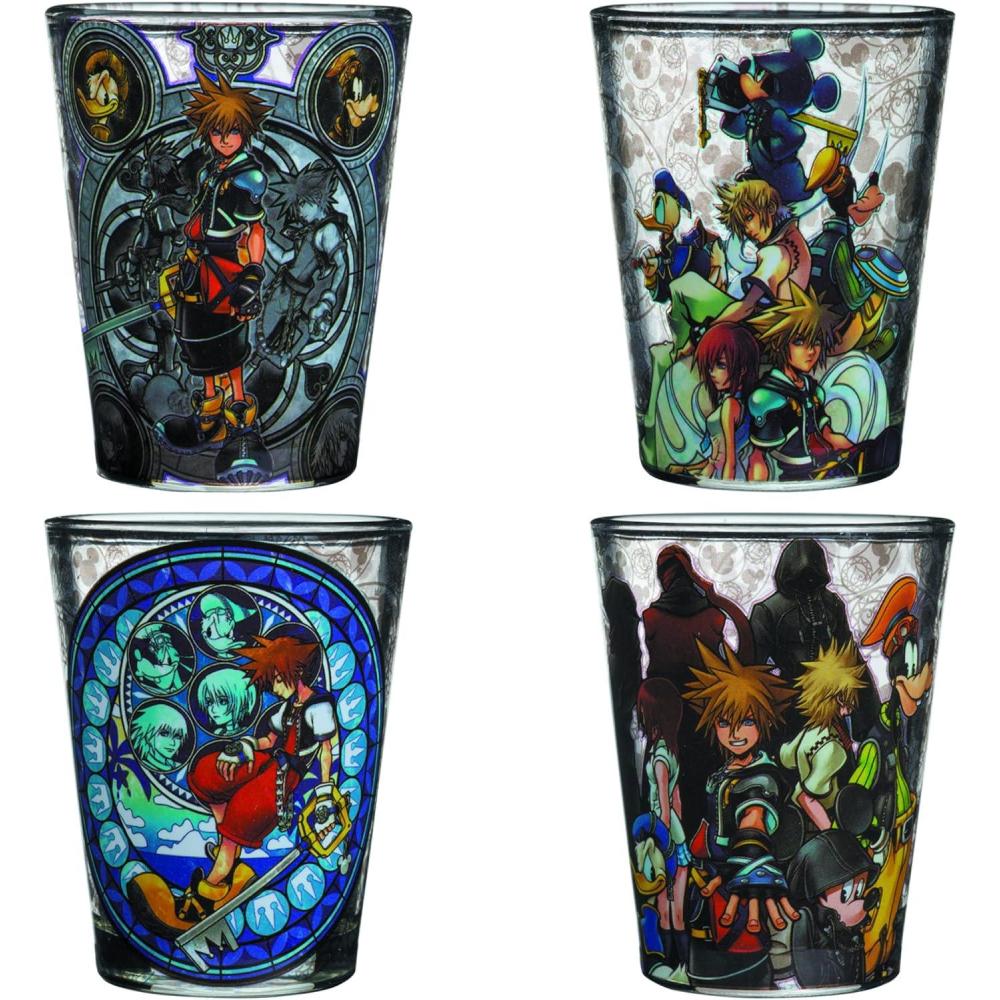 imageSilver Buffalo Disney Kingdom Hearts Mickey and Sora 3D Sculpted Ceramic Mug 20Ounces15oz Hero Portraits 4Pack
