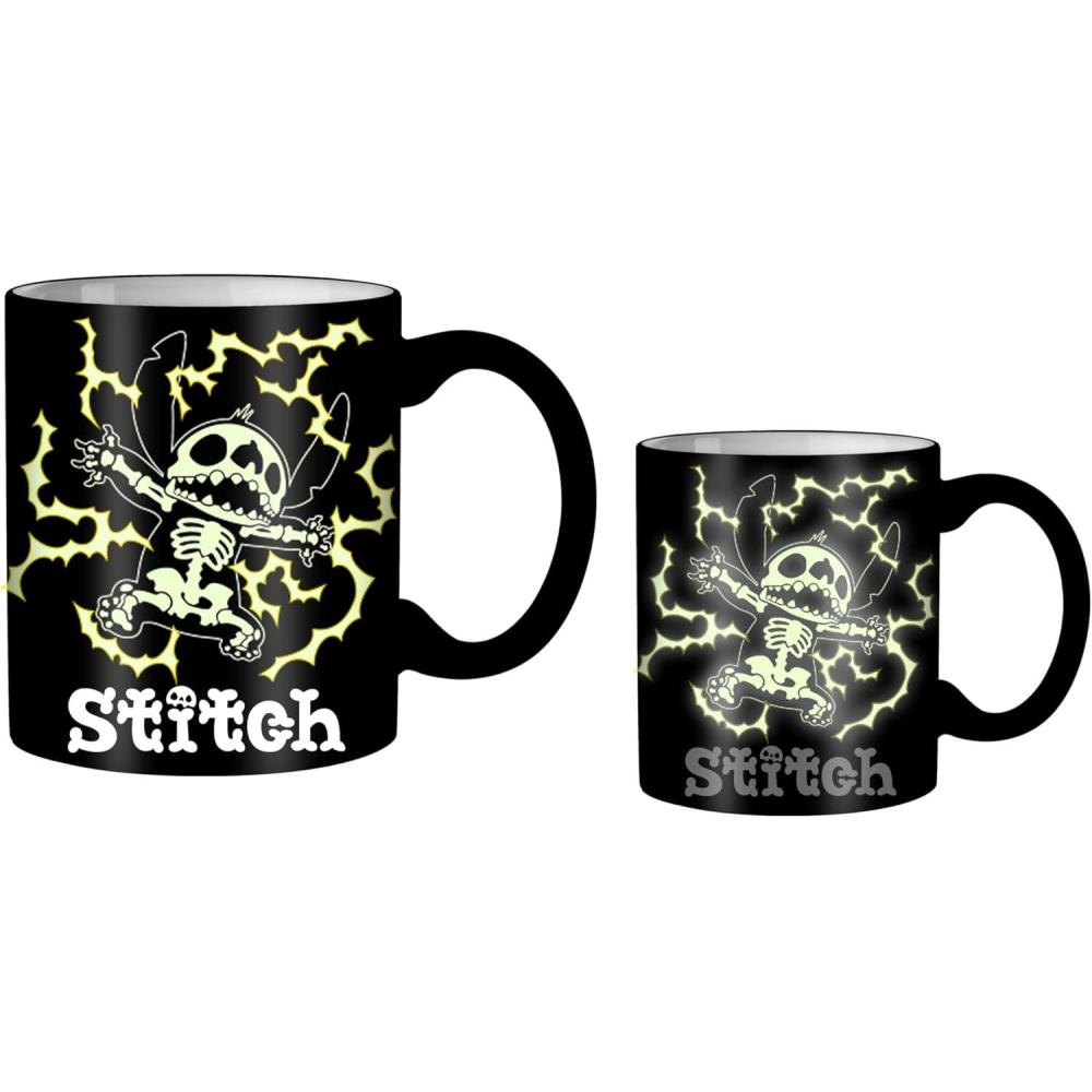 imageSilver Buffalo Disney Lilo and Stitch Beauty and the Beast Costume Be Our Guest Ceramic Mug 20 OuncesGlow in the Dark Shock 20 Ounces