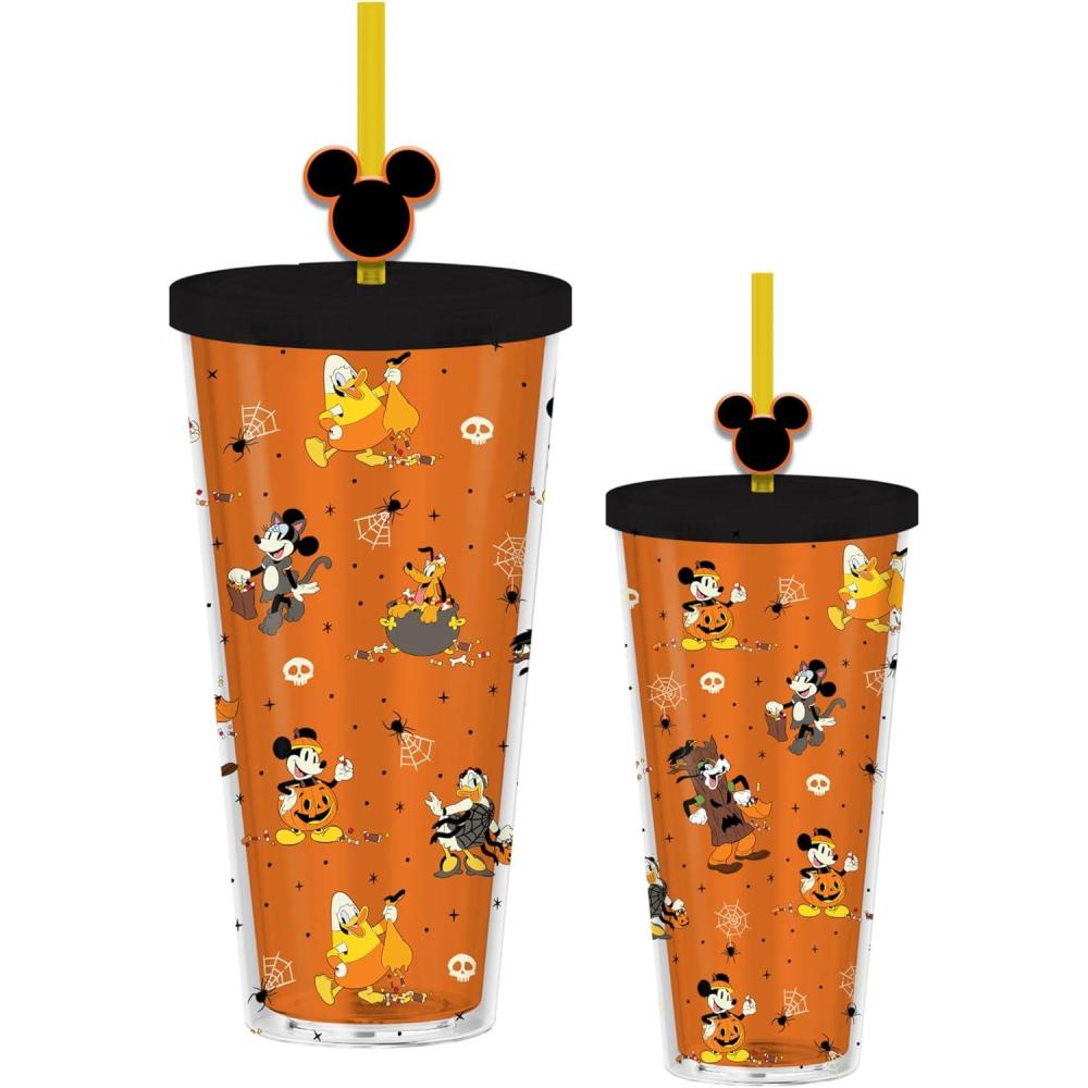imageSilver Buffalo Disney Lilo and Stitch Cosmic Surfer Plastic Cold Cup with Lid and Straw Topper 24 OuncesMickey and Friends Halloween Costumes