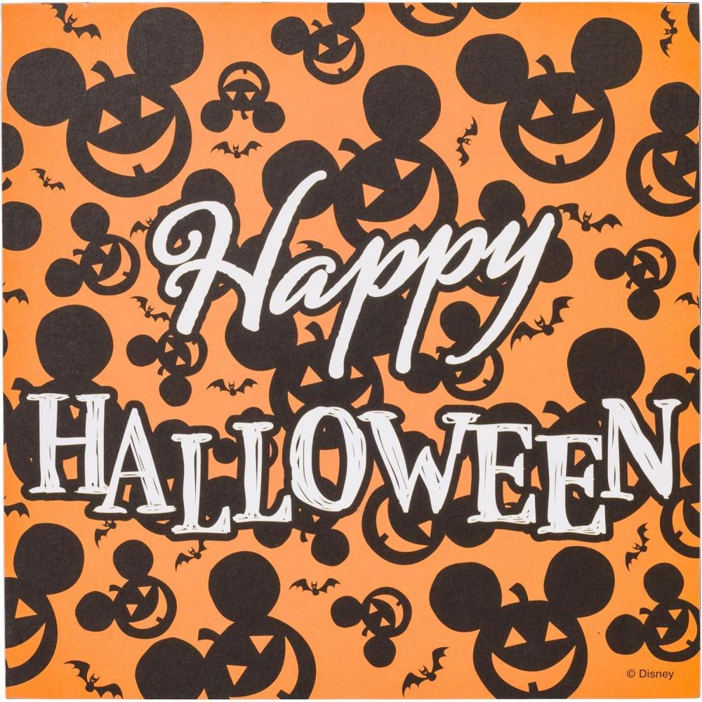 imageSilver Buffalo Disney Mickey Mouse Happy Halloween Box Wall Sign 6quot x 6quot x 15quot