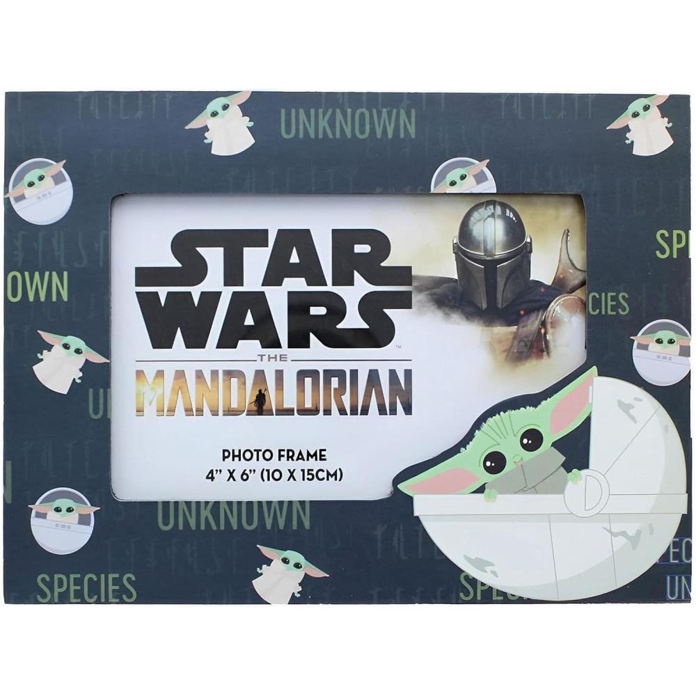 imageSilver Buffalo Disney Nightmare Before Christmas All Hail the Pumpkin King Tombstone Photo Picture Frame Grey 4 x 6 InchesStar Wars The Mandalorian