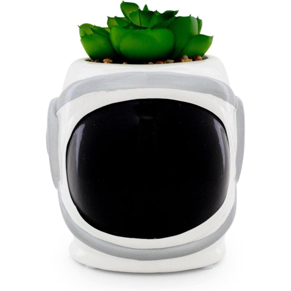 imageSilver Buffalo Disney Nightmare Before Christmas Jack Skellington Decorative Artificial Faux Greenery Plant in CeramicNasa