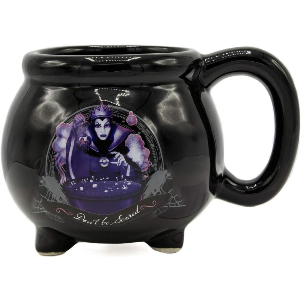 imageSilver Buffalo Disney Villains Snow White the Evil Queen Fairest of Them All Dont Be Scared 3D Sculpted Ceramic Mug 20 Ounces