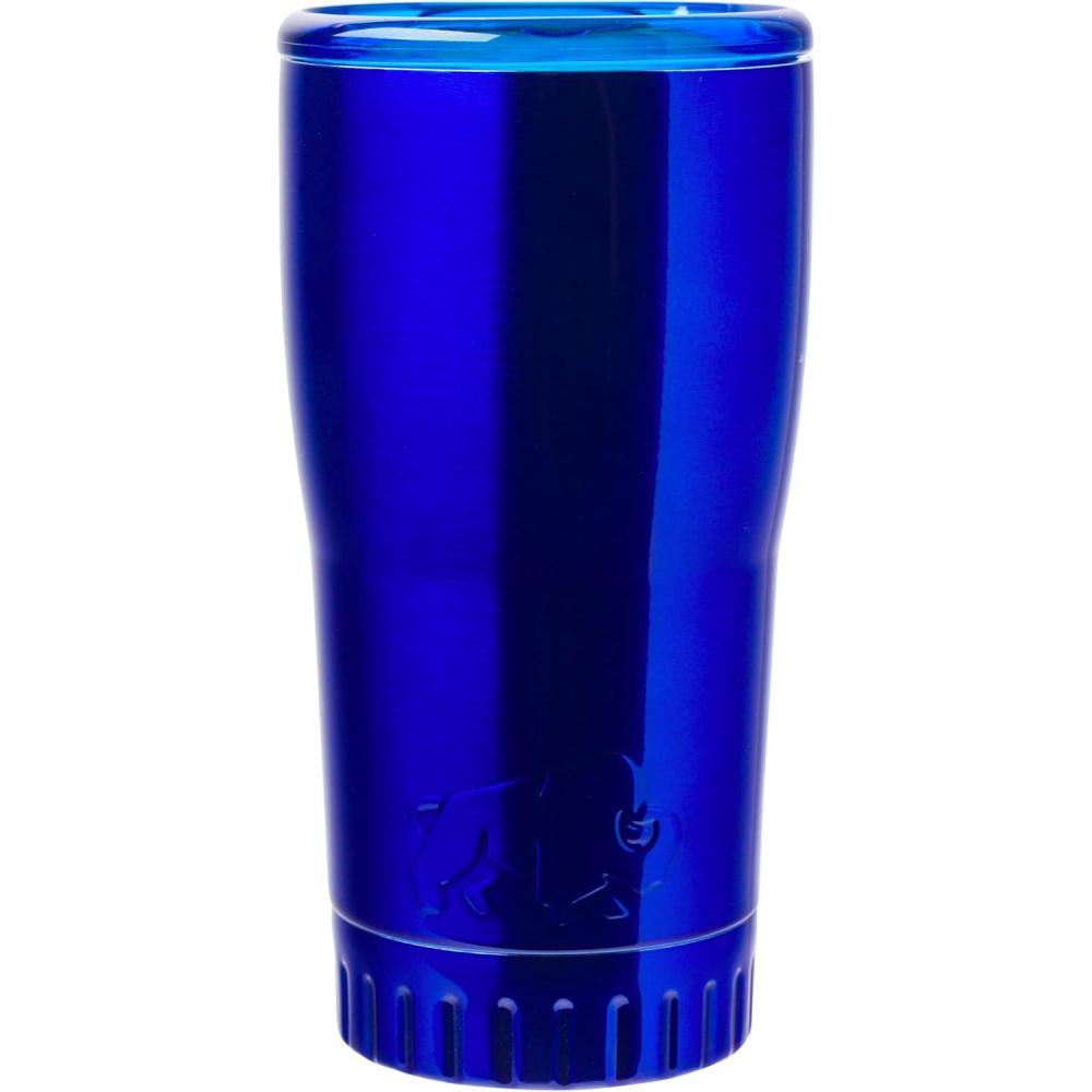 imageSilver Buffalo Double Walled Vacuum Insulated Stainless Steel Water Bottle 20ounce Rose GoldRoyal Blue
