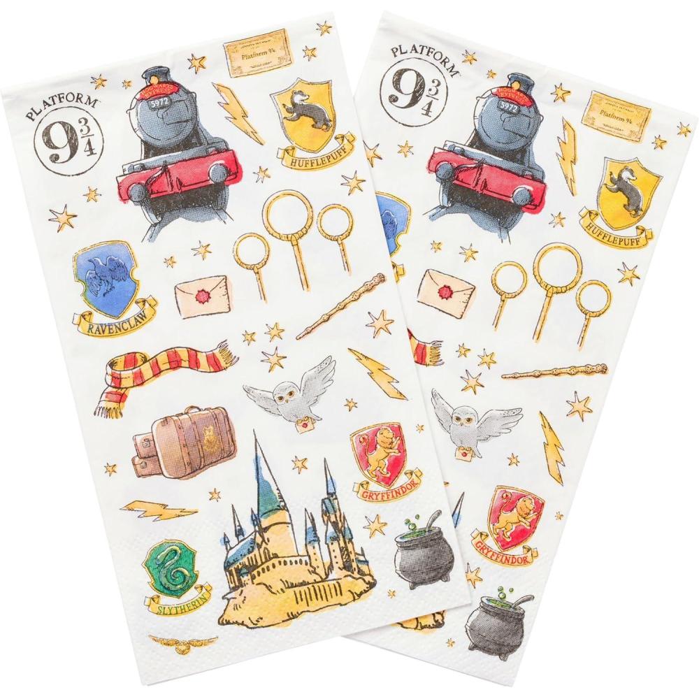imageSilver Buffalo Friday the 13th 32 Pack Partyware Disposable Paper Plates and NapkinsHarry Potter 32 Pack