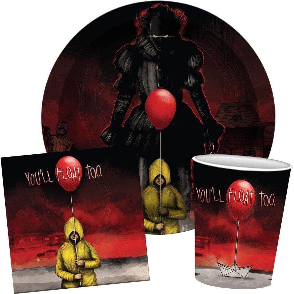 imageSilver Buffalo Friday the 13th 32 Pack Partyware Disposable Paper Plates and NapkinsIT 60 Pack
