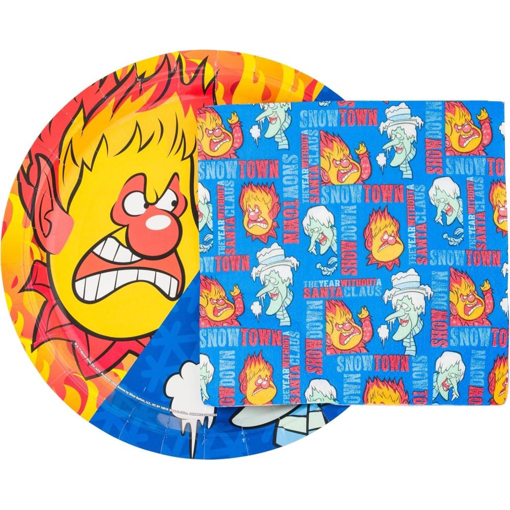 imageSilver Buffalo Friday the 13th 32 Pack Partyware Disposable Paper Plates and NapkinsThe Year Without a Santa Claus 32 Pack