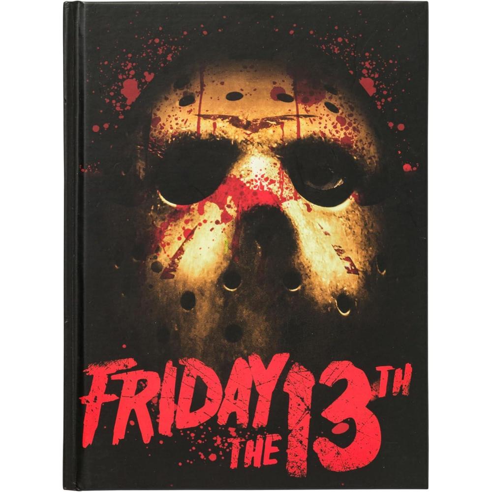 imageSilver Buffalo Friday the 13th Killer Mask Hard Cover Journal 6quot x 8quot