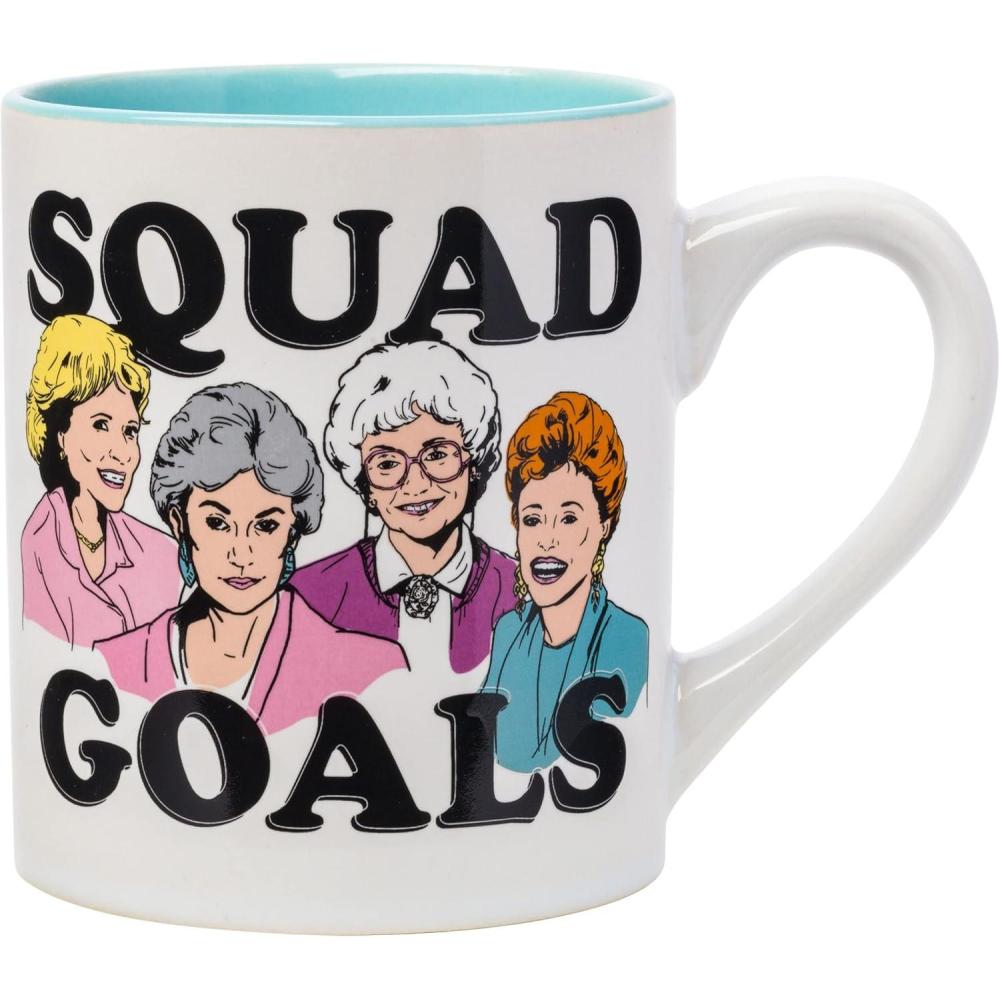 imageSilver Buffalo Golden Girls Squad Goals Group Ceramic Camper Mug 20 Ounces 20oz Squad Goals 1 Count Pack of 114oz Squad Goals Group