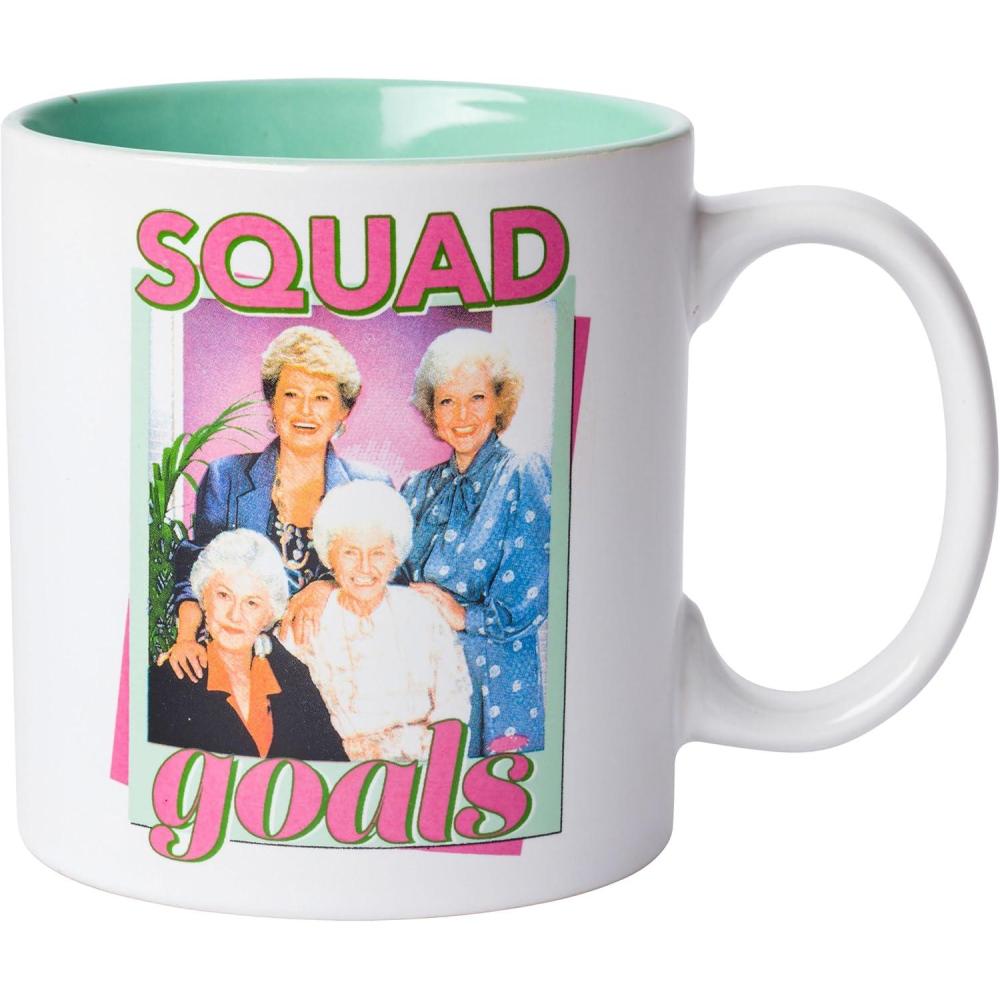 imageSilver Buffalo Golden Girls Squad Goals Group Ceramic Camper Mug 20 Ounces 20oz Squad Goals 1 Count Pack of 120oz Squad Goals Photo