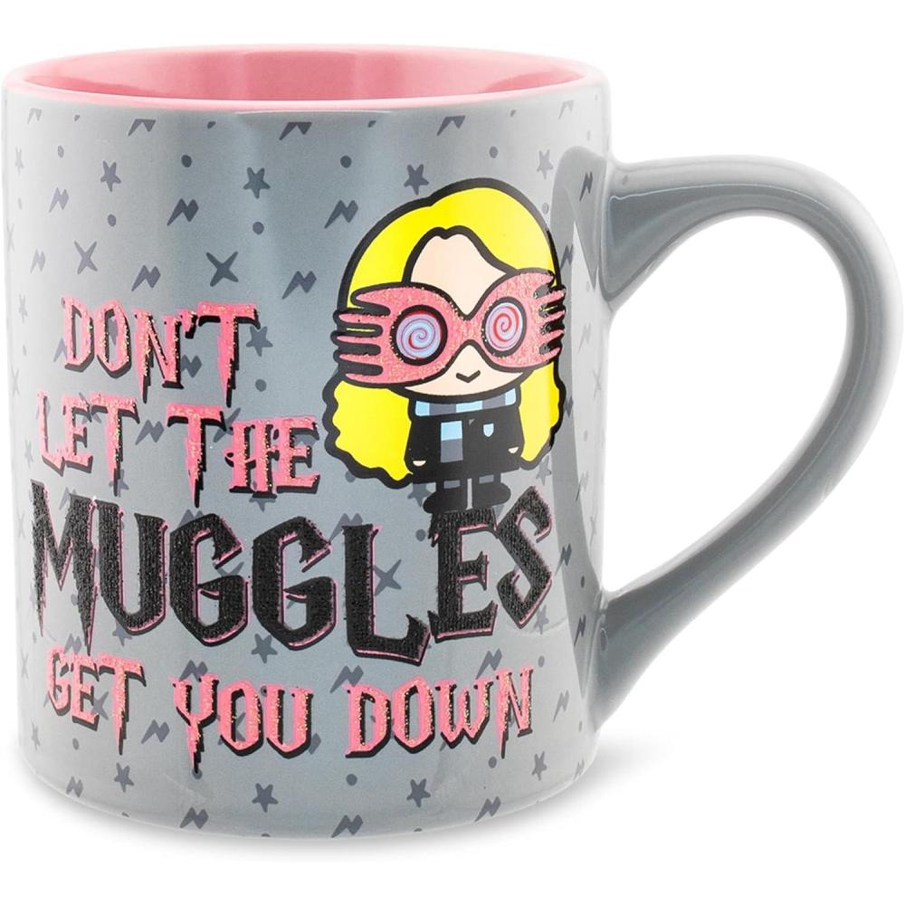 imageSilver Buffalo Harry Potter vs Malfoy Anime Style Ceramic Camper Mug 20 OuncesDont Let the Muggles Get You Down
