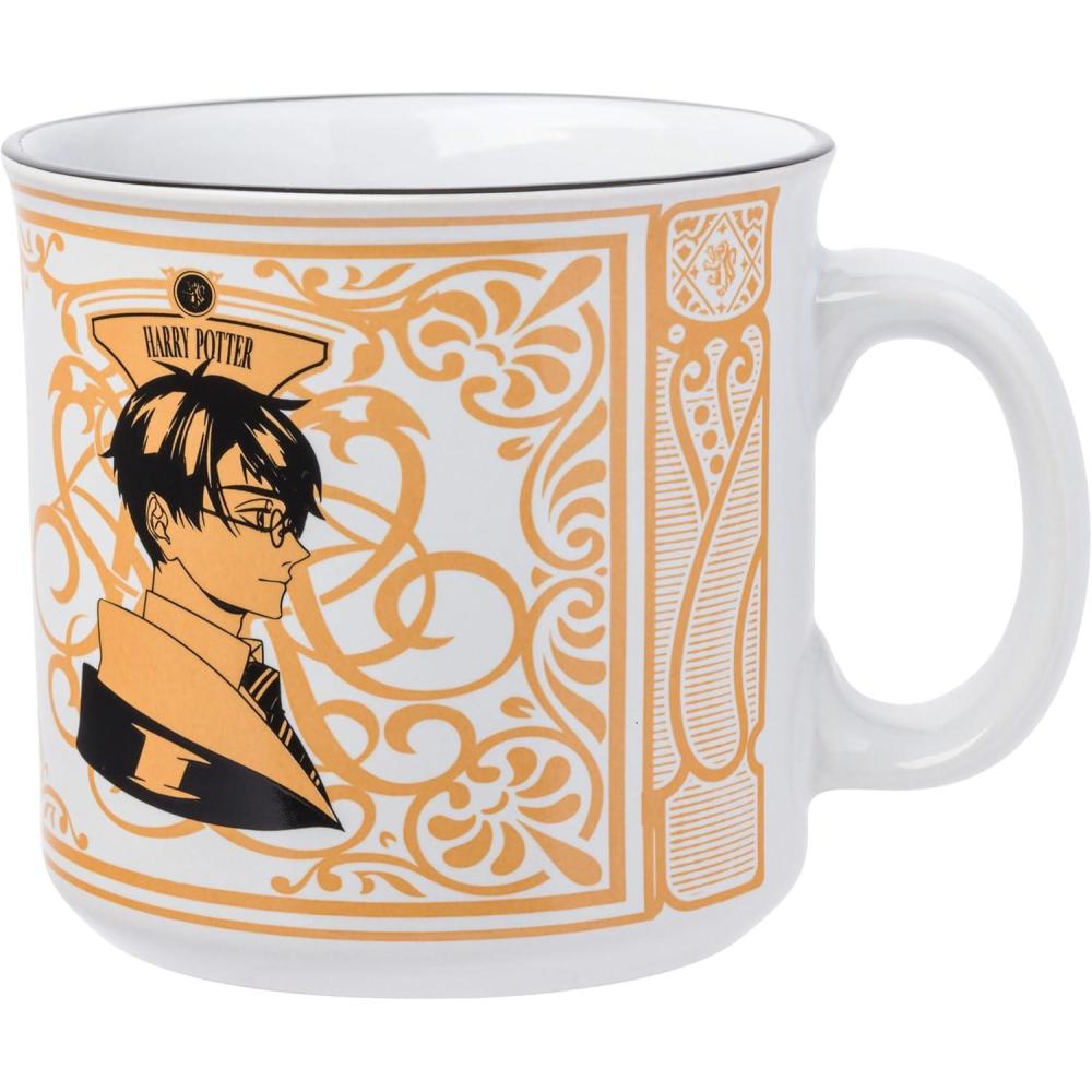 imageSilver Buffalo Harry Potter vs Malfoy Anime Style Ceramic Camper Mug 20 OuncesHarry Potter Mugs