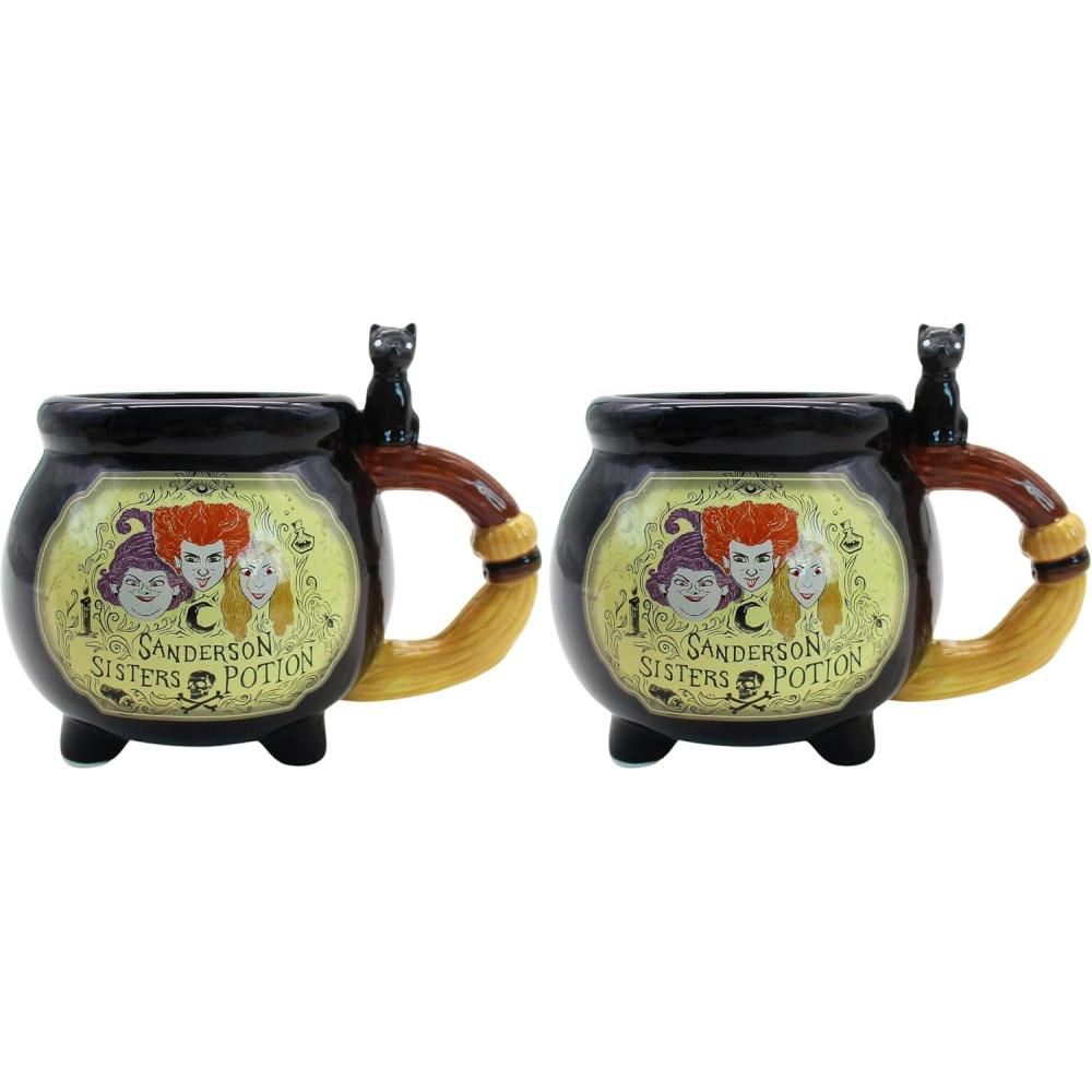 imageSilver Buffalo Haunted Mansion Beware Ceramic Mug 20 OuncesHocus Pocus Sisters Potion Label