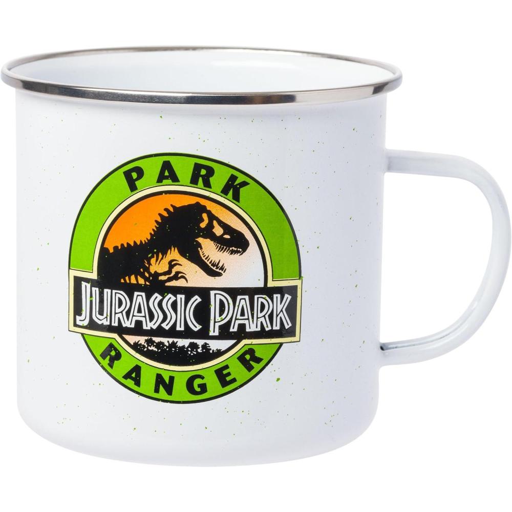 imageSilver Buffalo Jurassic Park Park Ranger Camper Style Ceramic Coffee Mug 20 Ounces21oz Jurassic Park Ranger