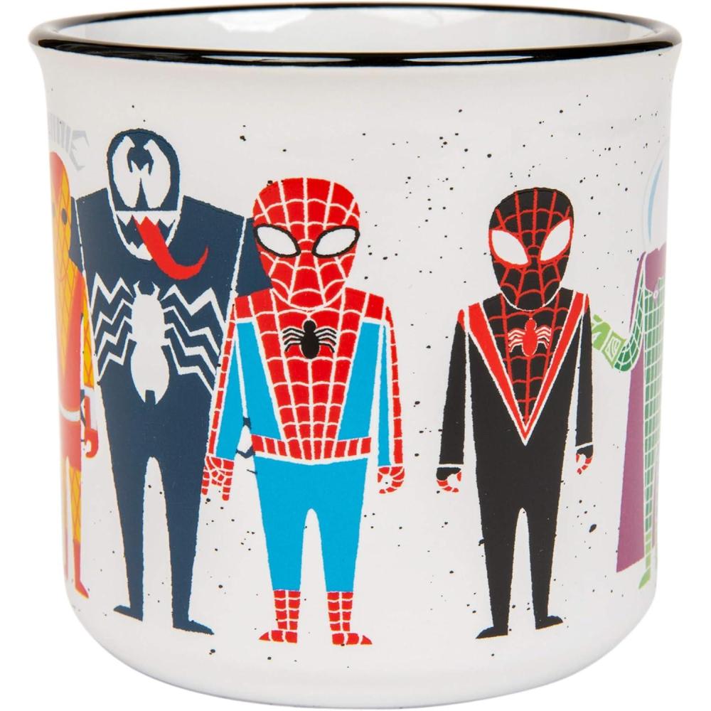imageSilver Buffalo Marvel Deadpool Nerdin Since the 90s Ceramic Camper Mug 20 OuncesSpiderMan and Villains