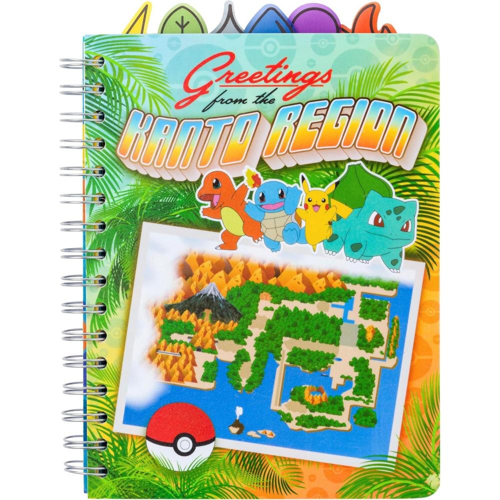imageSilver Buffalo Pokemon Kanto Region Pokemon And Map 65quot x 85quot Tabbed Journal