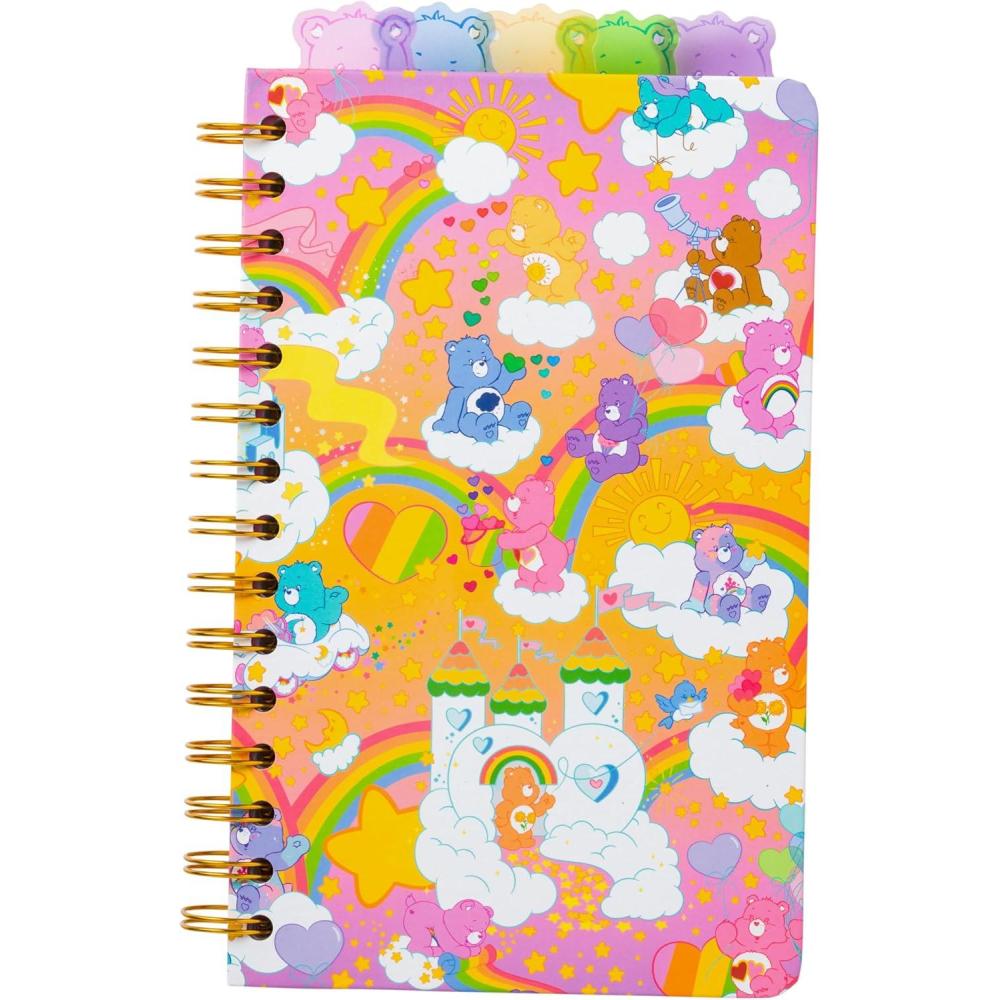 imageSilver Buffalo Pokemon Pokeball Starters Spiral Tabbed Notebook 8 x 5 InchesCare Bears