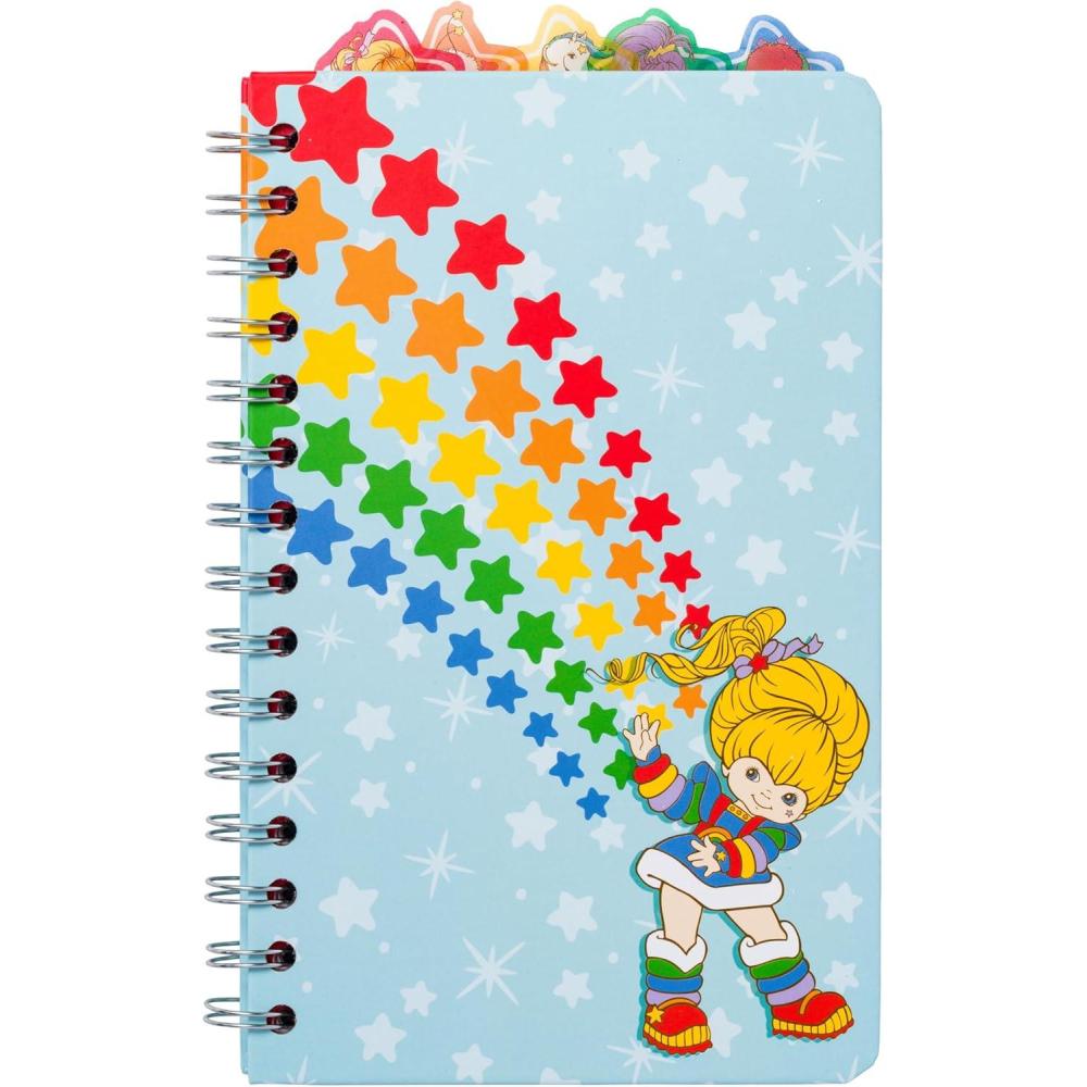 imageSilver Buffalo Pokemon Pokeball Starters Spiral Tabbed Notebook 8 x 5 InchesRainbow Brite
